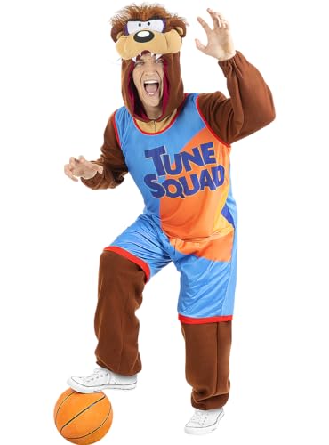 Funidelia | Taz Space Jam Kostüm - Looney Tunes für Herren & Damen Kostüme für Erwachsene & Verkleidung für Partys, Karneval & Halloween - Größe M-L - Braun Funidelia | Taz Space Jam Kostüm - Looney Tunes für Herren & Damen Kostüme für Erwachsene & Verkleidung für Partys, Karneval & Halloween - Größe M-L - Braun von Funidelia
