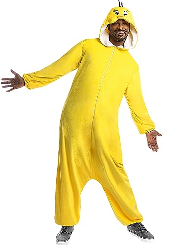 Funidelia | Tweety Kostüm - Looney Tunes für Herren & Damen Kostüme für Erwachsene & Verkleidung für Partys, Karneval & Halloween - Größe M-L - Gelb von Funidelia