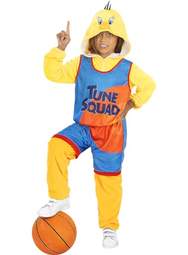 Funidelia | Tweety Space Jam Kostüm - Looney Tunes für Jungen Kostüme für Kinder & Verkleidung für Partys, Karneval & Halloween - Größe 10-12 Jahre - Gelb von Funidelia