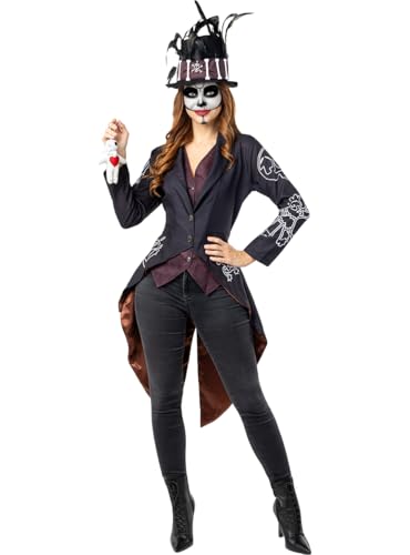 Funidelia | Voodoo-Skelettkostüm für Damen Horror, Halloween, Puppe, Marionette & Kasper, Kulturen & Traditionen - Kostüm für Erwachsene & Verkleidung für Partys, Karneval & Halloween - Größe L Funidelia | Voodoo-Skelettkostüm für Damen Horror, Halloween, Puppe, Marionette & Kasper, Kulturen & Traditionen - Kostüm für Erwachsene & Verkleidung für Partys, Karneval & Halloween - Größe L von Funidelia