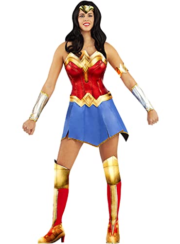 Funidelia | Wonder Woman Kostüm für Damen Superhelden, DC Comics, Justice League - Kostüme für Erwachsene & Verkleidung für Partys, Karneval & Halloween - Größe S - Rot Funidelia | Wonder Woman Kostüm für Damen Superhelden, DC Comics, Justice League - Kostüme für Erwachsene & Verkleidung für Partys, Karneval & Halloween - Größe S - Rot von Funidelia