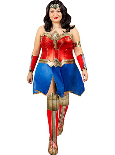 Funidelia | Wonder Woman Kostüm für Damen Superhelden, DC Comics, Justice League - Kostüme für Erwachsene & Verkleidung für Partys, Karneval & Halloween - Größe XXL - Rot Funidelia | Wonder Woman Kostüm für Damen Superhelden, DC Comics, Justice League - Kostüme für Erwachsene & Verkleidung für Partys, Karneval & Halloween - Größe XXL - Rot von Funidelia