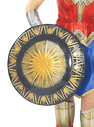 Funidelia | Wonder Woman Schutzschild für Herren & Damen Superhelden, DC Comics, Justice League - Zubehör für Erwachsene, Zubehör für Kostüm - Rot Funidelia | Wonder Woman Schutzschild für Herren & Damen Superhelden, DC Comics, Justice League - Zubehör für Erwachsene, Zubehör für Kostüm - Rot von Funidelia
