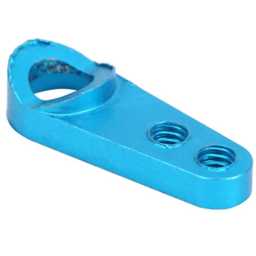 Funien Aluminiumlegierungs-Lenkung Servoarm, Verbesserte Verschleiß-resistente Lenkungsgetriebe für 1/28 Fernbedienungsauto, Abzubauen, Blau, RC-Zubehör von Funien