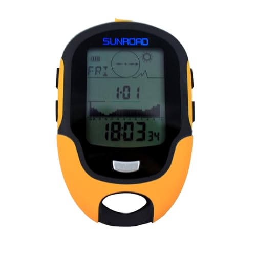 Funien Multifunktional LCD Digital GPS -Höhenmesser Barometer Kompass Tragbares Outdoor -Camping Wanderweitklettern mit LED Fackel (FR500) von Funien
