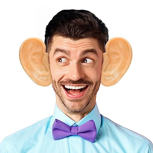 FunisFun Übergroße Jumbo-Ohren, riesige Schweineohren, lustige Stirnbänder für Halloween, Weihnachten, Party, Kostümzubehör von FunisFun