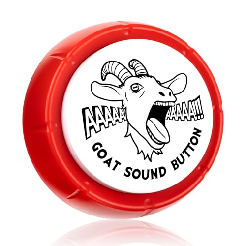 FunisFun Ziege Schreibtisch Spielzeug mit Ziege Quietschen, Lustiger Knopf mit Schaf-Sound für Weißer Elefant Gag Geschenke Männer Frauen Büro Geschenke für Papa von Tochter Sohn, Neuheit Spielzeug FunisFun Ziege Schreibtisch Spielzeug mit Ziege Quietschen, Lustiger Knopf mit Schaf-Sound für Weißer Elefant Gag Geschenke Männer Frauen Büro Geschenke für Papa von Tochter Sohn, Neuheit Spielzeug von FunisFun