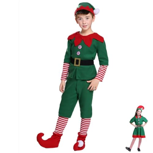Funjoyz Elfenns Weihnachten Kostüm für Kinder Junge Mädchen,Elfenns Weihnachtskostüme für Kinder,Weihnachten Kinderkleider für Kinder Karneval Maskerade Neujahr Cosplay Party Halloween Funjoyz Elfenns Weihnachten Kostüm für Kinder Junge Mädchen,Elfenns Weihnachtskostüme für Kinder,Weihnachten Kinderkleider für Kinder Karneval Maskerade Neujahr Cosplay Party Halloween von Funjoyz