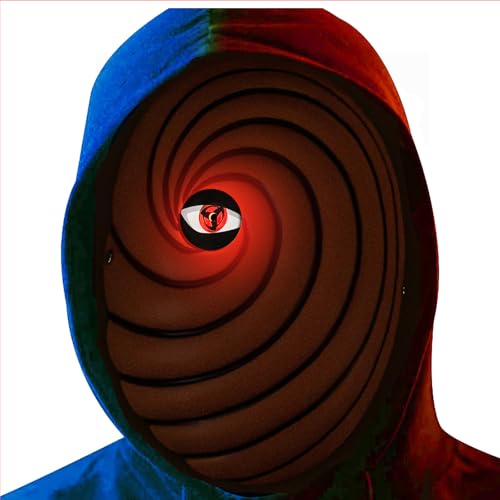 Funjoyz Maschera di Obitoos,Halloween Led Maschera Tobiis Uchihaas Akatsukiis,Universale Halloween Maschera Costume Per Adulti Uomo Donna Carnevale Cosplay Festa dei Mascherata Party,A2 Funjoyz Maschera di Obitoos,Halloween Led Maschera Tobiis Uchihaas Akatsukiis,Universale Halloween Maschera Costume Per Adulti Uomo Donna Carnevale Cosplay Festa dei Mascherata Party,A2 von Funjoyz