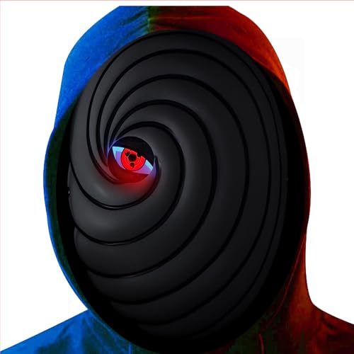 Funjoyz Maschera di Obitoos,Halloween Led Maschera Tobiis Uchihaas Akatsukiis,Universale Halloween Maschera Costume Per Adulti Uomo Donna Carnevale Cosplay Festa dei Mascherata Party,A2 Funjoyz Maschera di Obitoos,Halloween Led Maschera Tobiis Uchihaas Akatsukiis,Universale Halloween Maschera Costume Per Adulti Uomo Donna Carnevale Cosplay Festa dei Mascherata Party,A2 von Funjoyz