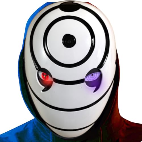 Funjoyz Maschera di Obitoos,Halloween Led Maschera Tobiis Uchihaas Akatsukiis,Universale Halloween Maschera Costume Per Adulti Uomo Donna Carnevale Cosplay Festa dei Mascherata Party,A4 Funjoyz Maschera di Obitoos,Halloween Led Maschera Tobiis Uchihaas Akatsukiis,Universale Halloween Maschera Costume Per Adulti Uomo Donna Carnevale Cosplay Festa dei Mascherata Party,A4 von Funjoyz