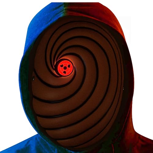 Funjoyz Uchihaas Maschera di Obitoos,Halloween Led Maschera Horror,Universale Halloween Maschera Per Adulti Uomo Donna Carnevale Cosplay Festa dei Mascherata Party,A2 Funjoyz Uchihaas Maschera di Obitoos,Halloween Led Maschera Horror,Universale Halloween Maschera Per Adulti Uomo Donna Carnevale Cosplay Festa dei Mascherata Party,A2 von Funjoyz
