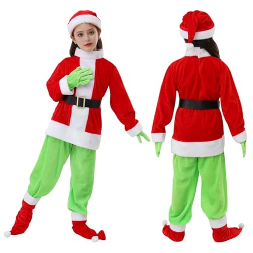 Funjoyz Weihnachten Grünes Monster Kostüm für Kinder Junge Mädchen, Weihnachtskostüme für Kinder,Weihnachtsdekorations Requisiten Costume,Kinderkleider Karneval Maskerade Neujahr Cosplay Halloween Funjoyz Weihnachten Grünes Monster Kostüm für Kinder Junge Mädchen, Weihnachtskostüme für Kinder,Weihnachtsdekorations Requisiten Costume,Kinderkleider Karneval Maskerade Neujahr Cosplay Halloween von Funjoyz