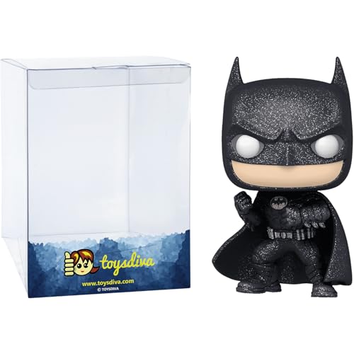 Batma n [Dia Col] (Hot Topic Exc): P o p ! Movies Vinyl Figurine Bundle with 1 Compatible Graphic Protector (1342-71195 - B) von Funko