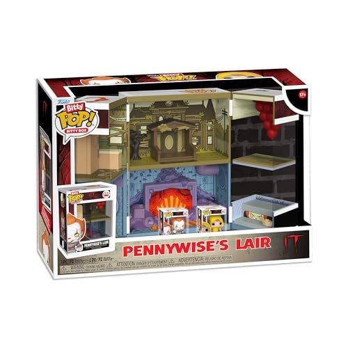 Funko Bitty Pop! Bitty Boxes: IT - Funhouse Playset mit 2-0,9 Zoll (2,2 cm) winzige Mini-Figuren - Sammler-Vitrine mit Innenszene und Aufbewahrung - Geschenkidee - Offizielles Merchandise Funko Bitty Pop! Bitty Boxes: IT - Funhouse Playset mit 2-0,9 Zoll (2,2 cm) winzige Mini-Figuren - Sammler-Vitrine mit Innenszene und Aufbewahrung - Geschenkidee - Offizielles Merchandise von Funko