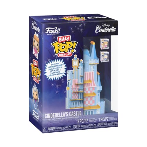 Bitty POP! Display: Cinderella's Castle - 0.9 Inch (2.2 cm) Collectable - Stackable Display Shelf Included - Gift Idea - Party Bags Stocking von Funko