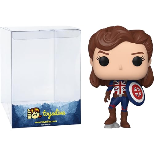 Captain Carte r: P o p ! Vinyl Figurine Bundle with 1 Compatible Graphic Protector (870-55811 - B) von Funko