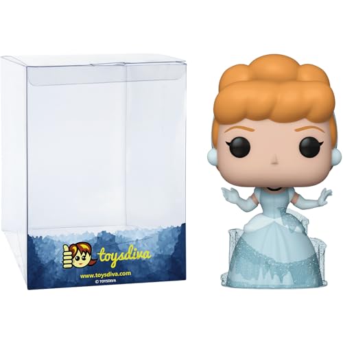 Cinderell a: P o p ! Vinyl-Figuren-Set mit 1 kompatiblen Grafikschutz (1318-67972 - B) von Funko