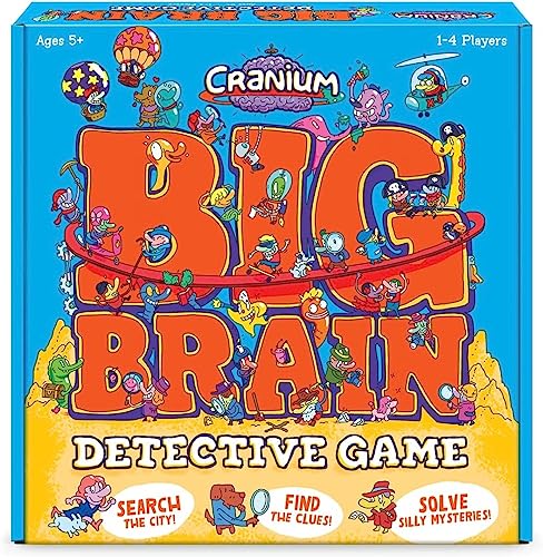 Funko Games Cranium Big Brain Game - Light Strategy Board Game for Children & Adults (Ages 10+) - 2-4 Players - Vinyl-Sammelfigur - Geschenkidee von Funko