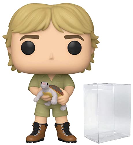 Crocodile Hunter – Steve Irwin with Turtle Limited Edition Chase Funko Pop! Vinyl-Figur (gebündelt mit kompatibler Pop-Box-Schutzhülle) von Funko