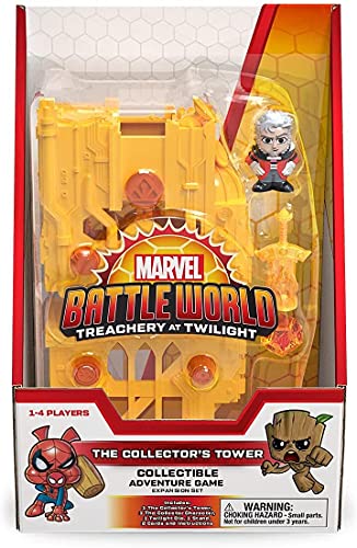 Marvel Battleworld: Series 2 Treachery at Twilight The Collector's Tower, Sammel-Abenteuerspiel (enthält exklusiven Charakter – Der Sammler), ideal für Kinder ab 6 Jahren von Funko