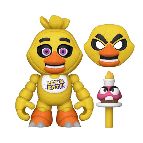 Five Nights at Freddy's Snaps! - Snap & Swap Figur, Spielset, Chica mit Stauraum, Übersee-Spiel, Horror-App, Westernspiel, FNAF CHICA von Funko