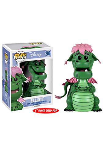 FunKo Spielfigur Elliot, 206 – Pop – Disney – Pete's Dragon/Elliot, der Drache – Elliott – 15 cm von FunKo