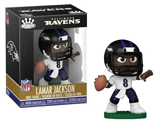 Funko + Kompatibel mit + kompatibler Minis NFL Baltimore Ravens Vinyl-Figur + Lamar Jackson Funko + Kompatibel mit + kompatibler Minis NFL Baltimore Ravens Vinyl-Figur + Lamar Jackson von Funko
