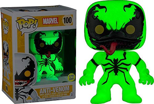 Funko 024954 Pop Marvel: Anti-Venom Glow In The Dark 100 Bobble-Head Figure von Funko