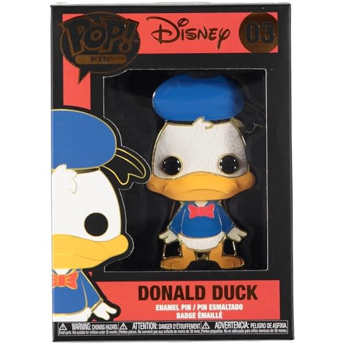 Funko 135817 POP Pin Disney Donald 10cm Puppen und Actionfiguren, Mehrfarbig, único von Funko