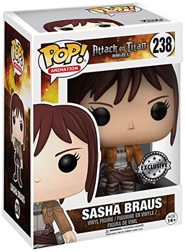 Funko 14558-PX-1UQ Attack On Titan Sasha with Potato S2 Pop Vinyl, Multi Funko 14558-PX-1UQ Attack On Titan Sasha with Potato S2 Pop Vinyl, Multi von Funko