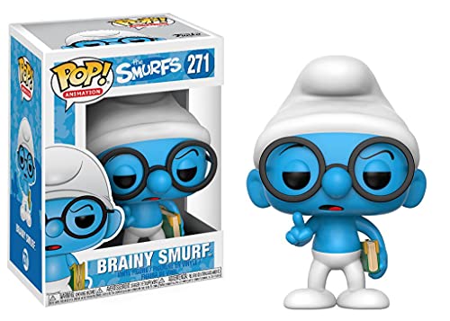 Funko 20122 POP! Vinylfigur: Smurfs: Brainy Smurf von Funko