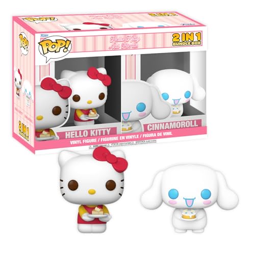 Funko 2025 Exclusive Box - Hello Kitty 2 Pack - Cinnamoroll & Hello Kitty mit Cake - Vinyl-Sammelfigur - Geschenkidee - Offizielle Handelswaren - Spielzeug Für Kinder und Erwachsene von Funko