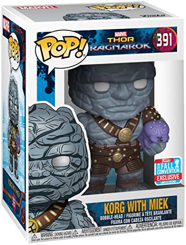 Funko POP! Bobble: Marvel: Thor Ragnarok: Korg w/Miek von Funko