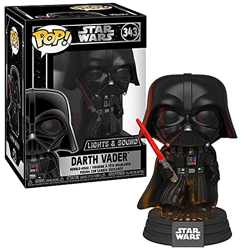 Funko Pop! Bobble: Star Wars: Darth Vader Electronic - Vinyl-Sammelfigur - Geschenkidee - Offizielle Handelswaren - Spielzeug Für Kinder und Erwachsene - Movies Fans - Modellfigur Für Sammler von Funko