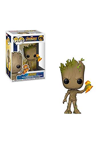 Funko POP! Bobble: Marvel: Infinity War : Groot Mit Stormbreaker - Avengers Infinity War - Vinyl-Sammelfigur - Geschenkidee - Offizielle Handelswaren - Spielzeug Für Kinder Und Erwachsene von Funko