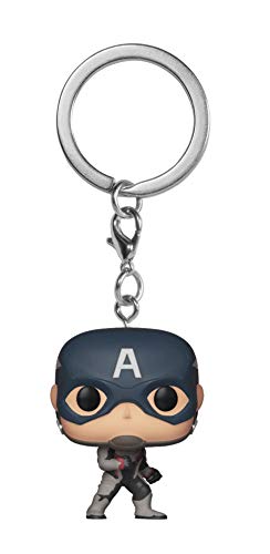 Funko Pocket Pop! Keychain: Marvel Avengers Endgame: Captain America - Neuartiger Schlüsselanhänger - Vinyl-Minifigur Zum Sammeln - Strumpffüller - Geschenkidee - Offizielle Handelswaren von Funko