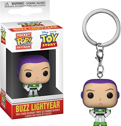Funko Pop! Keychain: Disney Pixar Toy Story - Buzz Lightyear - die Toys Sind Los! - Neuartiger Schlüsselanhänger - Vinyl-Minifigur Zum Sammeln - Strumpffüller - Geschenkidee - Offizielle Handelswaren von Funko
