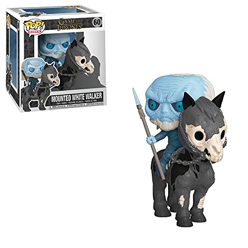 Funko Pop! Rides: Game of Thrones : White Walker On Horse - Vinyl-Sammelfigur - Geschenkidee - Offizielle Handelswaren - Spielzeug Für Kinder und Erwachsene - TV Fans - Modellfigur Für Sammler von Funko