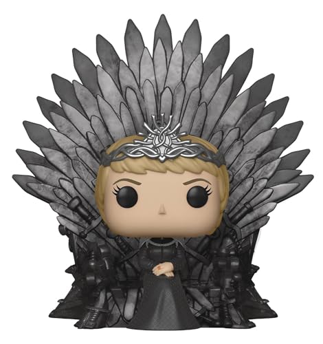 Funko Pop! Deluxe: Game 0: Cersei Lannister Sitting On Iron Throne Collectible Figure - Game of Thrones - Vinyl-Sammelfigur - Geschenkidee - Offizielle Handelswaren - TV Fans von Funko