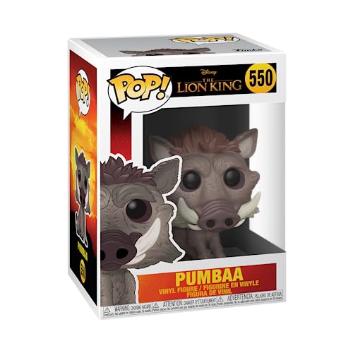 Funko Pop! Disney: The Lion King - Pumbaa Vinyl - König der Löwen, der - Vinyl-Sammelfigur - Geschenkidee - Offizielle Handelswaren - Spielzeug Für Kinder und Erwachsene - Movies Fans von Funko