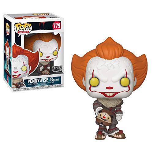 Funko Vinyl: Movies: It: Chapter 2 - Pennywise W/Beaver Hat W/Chase (Styles May Vary), Mehrfarben von Funko