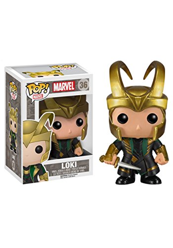 Funko 4399 "Marvel: Loki w/ Helmet" Actionfigur von Funko