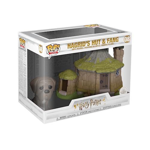 Funko Pop! Town: Harry Potter-Hagrid's Hut mit Fang - Vinyl-Sammelfigur - Geschenkidee - Offizielle Handelswaren - Spielzeug Für Kinder und Erwachsene - Movies Fans - Modellfigur Für Sammler von Funko