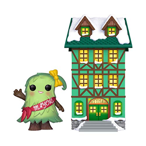 Funko Pop! Holiday - Town Hall mit Mayor Patty Noble - Vinyl-Sammelfigur - Geschenkidee - Offizielle Handelswaren - Spielzeug Für Kinder und Erwachsene - Modellfigur Für Sammler und Display von Funko