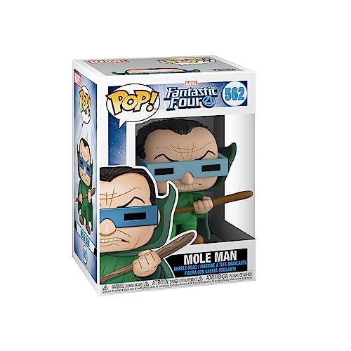 Funko Pop! Marvel: Fantastic Four - Mole Man - Vinyl-Sammelfigur - Geschenkidee - Offizielle Handelswaren - Spielzeug Für Kinder und Erwachsene - Comic Books Fans - Modellfigur Für Sammler von Funko