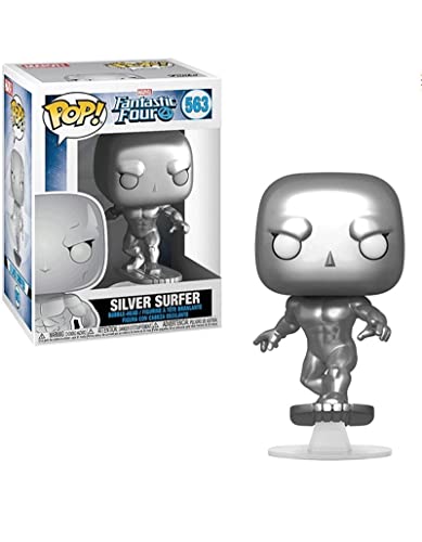 Funko Pop! Marvel: Fantastic Four - Silver Surfer - Vinyl-Sammelfigur - Geschenkidee - Offizielle Handelswaren - Spielzeug Für Kinder und Erwachsene - Comic Books Fans - Modellfigur Für Sammler von Funko