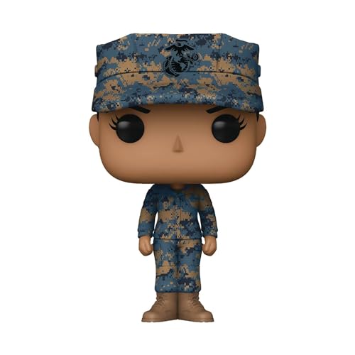 Funko Pop! Military: Marine Female - H - U.S. Marine Corps - Vinyl-Sammelfigur - Geschenkidee - Offizielle Handelswaren - Spielzeug Für Kinder und Erwachsene - Modellfigur Für Sammler und Display Funko Pop! Military: Marine Female - H - U.S. Marine Corps - Vinyl-Sammelfigur - Geschenkidee - Offizielle Handelswaren - Spielzeug Für Kinder und Erwachsene - Modellfigur Für Sammler und Display von Funko