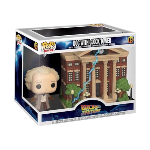 Funko Pop! Town: BTTF - Dr. Emmett Brown - Doc mit Clock Tower - Back to The Future - Vinyl-Sammelfigur - Geschenkidee - Offizielle Handelswaren - Spielzeug Für Kinder und Erwachsene Funko Pop! Town: BTTF - Dr. Emmett Brown - Doc mit Clock Tower - Back to The Future - Vinyl-Sammelfigur - Geschenkidee - Offizielle Handelswaren - Spielzeug Für Kinder und Erwachsene von Funko