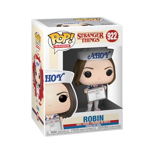 Funko Pop! TV: Stranger Things-Robin - Vinyl-Sammelfigur - Geschenkidee - Offizielle Handelswaren - Spielzeug Für Kinder und Erwachsene - TV Fans - Modellfigur Für Sammler und Display Funko Pop! TV: Stranger Things-Robin - Vinyl-Sammelfigur - Geschenkidee - Offizielle Handelswaren - Spielzeug Für Kinder und Erwachsene - TV Fans - Modellfigur Für Sammler und Display von Funko